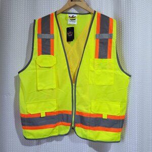 NWT Wild Wear Hi‑Vis Safety Vest – CSA Class 2 Level 2 Large